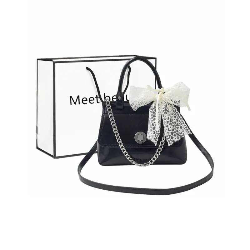 Fitchell PU One Shoulder Handbag Regular Women's White/Blue/Pink/Purple/Black-22