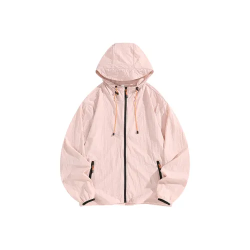 MIIOW Lightweight Breathable Hooded Zip Closure Sun Protection Clothing Couple Women's