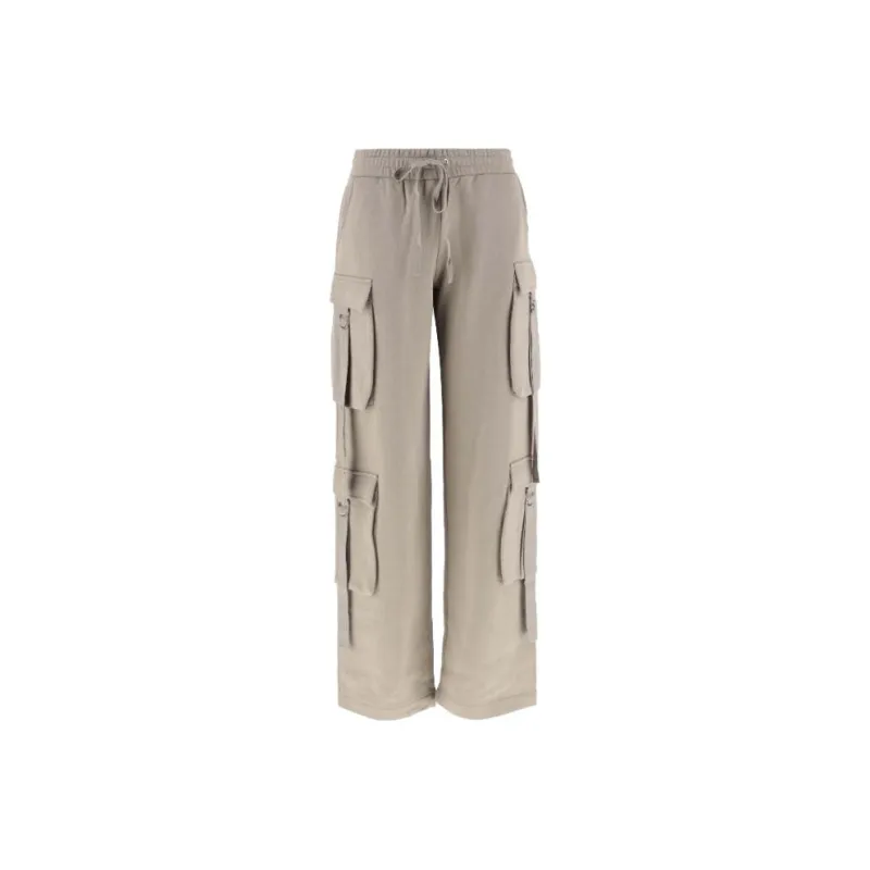 Blumarine Cargo Cotton Track Trousers-0