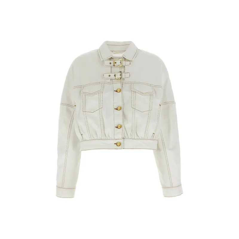 GANNI Flap Pocket Denim Jacket-0