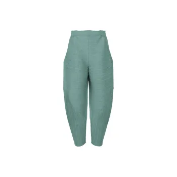 PLEATS PLEASE ISSEY MIYAKE SS24 Casual Pants Women's Turkey Green