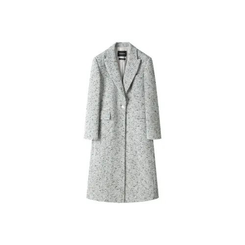 MOSIIMORII Coat Women's Snowflake Beige Gray