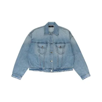AMIRI Oversized Trucker Denim Jackets 'Clay Indigo'
