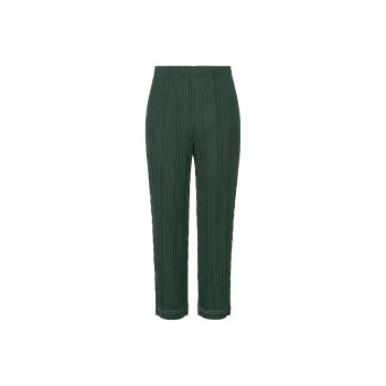 PLEATS PLEASE ISSEY MIYAKE FW24 Casual Pants Women's Green