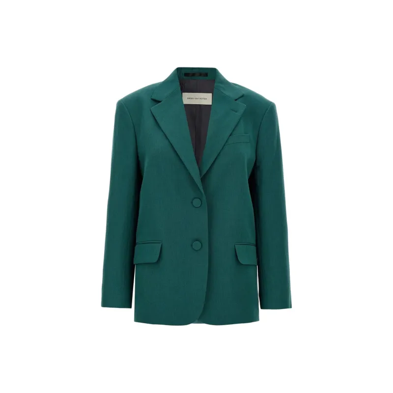 DRIES VAN NOTEN Business Suit Women's Dark Green-0