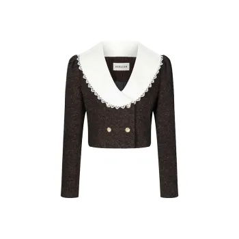 HERLIAN Velvet feel Coat Women's Brown