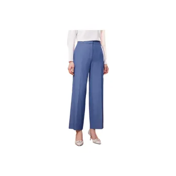 BBLLUUEE Casual Pants Women's Denim Blue