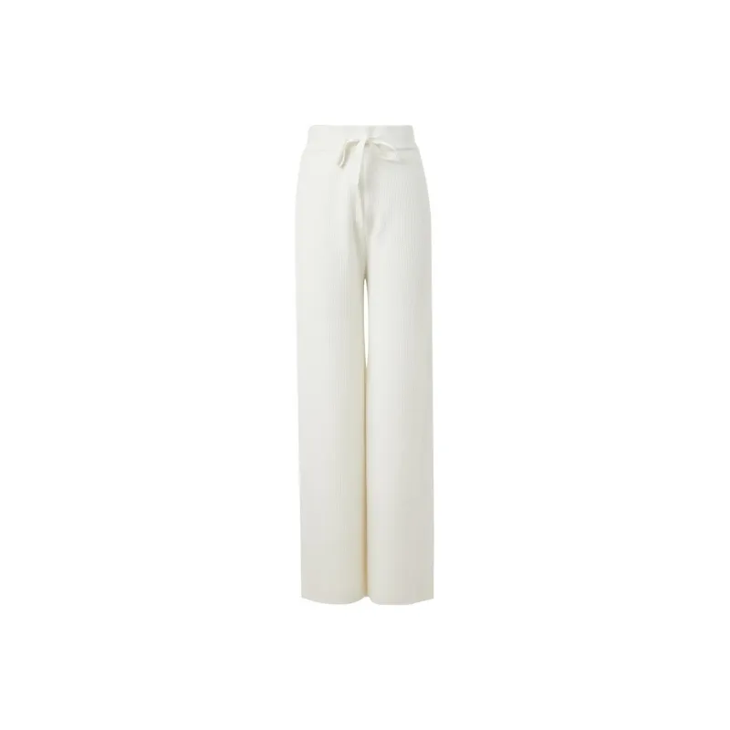 3COLOUR Casual Pants Women's Pearl White-0