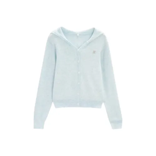 Love To Serve Sweatshirt Women's Blue Apricot Mixed Color