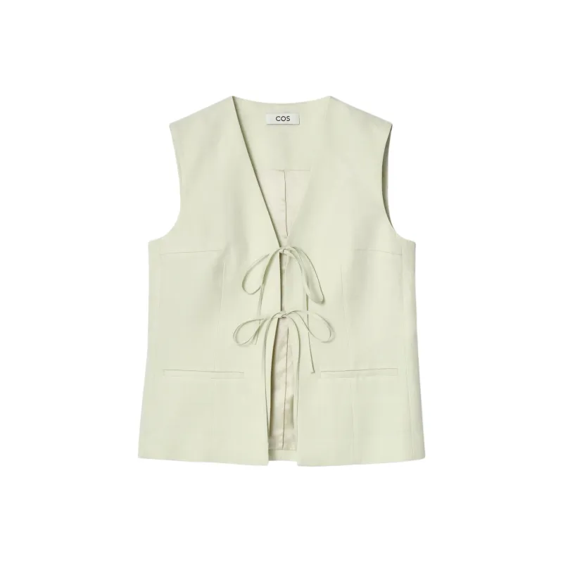 COS Vests Women's Green-0