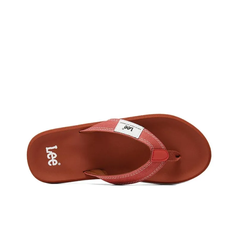 Lee Sunset 2.0 EVA Stitching Slip Resistant Slide Slippers Men's Reddish Umber-4