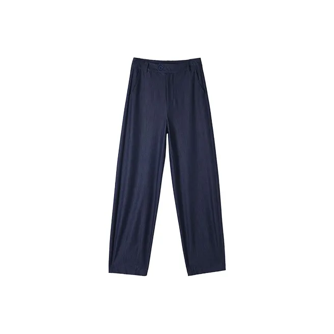 HIPPIEMISS Casual Pants Women's Dark Blue-0