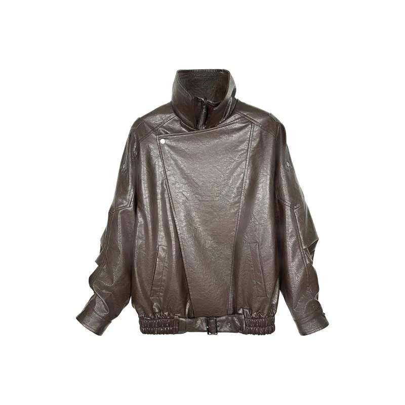 BEAR UNION Leather Jacket Unisex-4