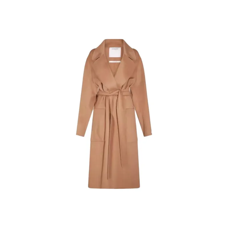 SportMax Coats Women's Camel-0