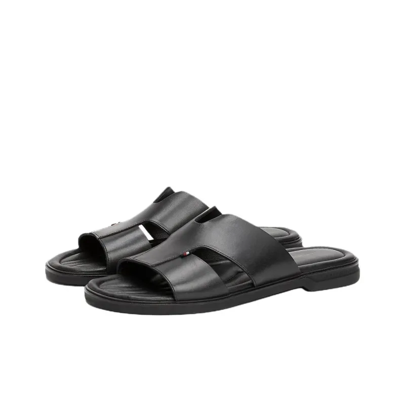 Tommy Hilfiger Slip Resistant Slide Slippers Men's Black-2