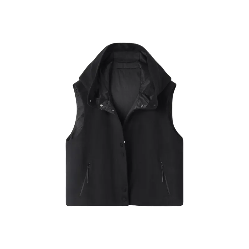 THE SOONG Vests Women's Black, In Stock-0