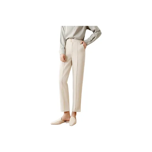 Mo Han Yi Mei Casual Pants Women's Ecru