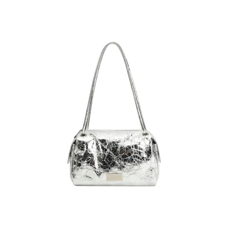 Bullrun Cow Leather Shoulder Bag Large Size Women's Multicolor-3