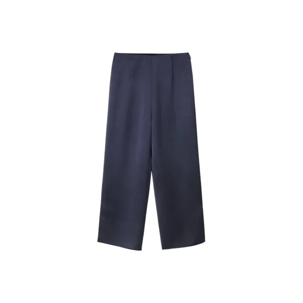 OVV Casual Pants Women's Navy Blue Solid Color 12-0
