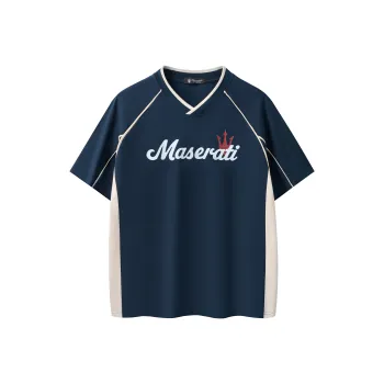 Maserati T Shirts Unisex Navy Blue