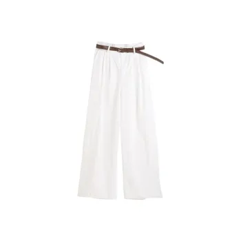 Hang Yi Court Casual Pants Women's White