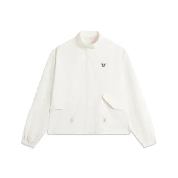 LiNing Sports Trend Series Trench Coat Women's Ivory