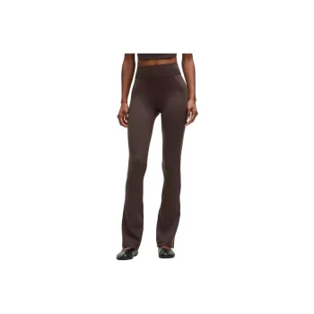 Lululemon SuededHigh Rise Soft Split Hem Mini Flare Casual Pants Women's