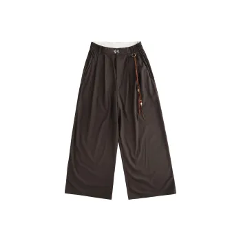 BLUELANDINC Casual Pants Women's Dark Coffee