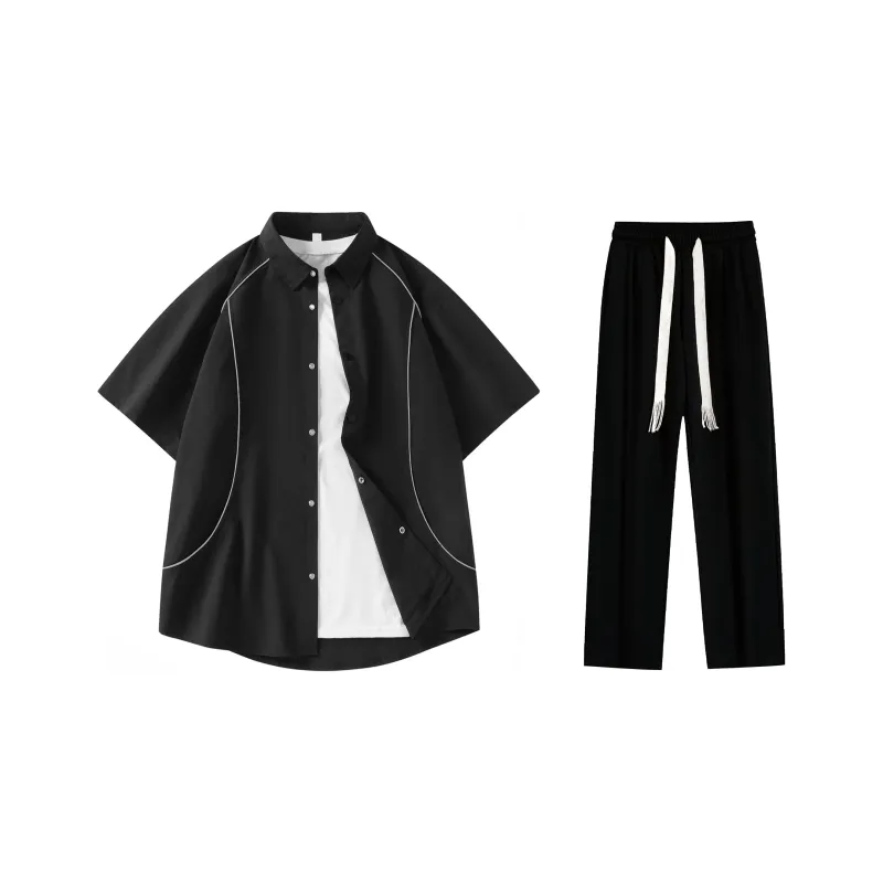 LA'T.WEEKEND Shirt Matching Set Unisex-0