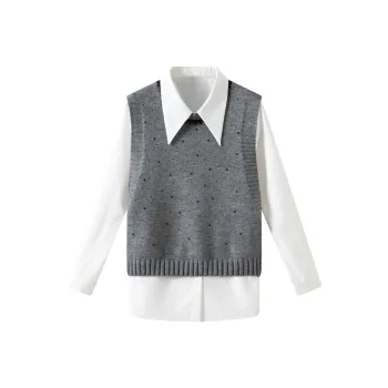 Korean style Vests Women's