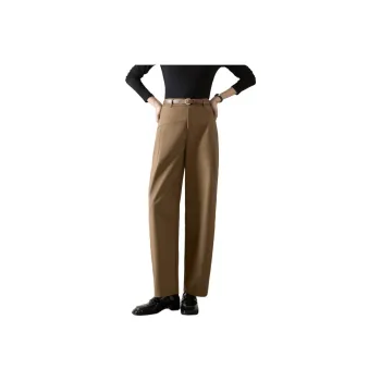 Mo Han Yi Mei Casual Pants Women's Khaki