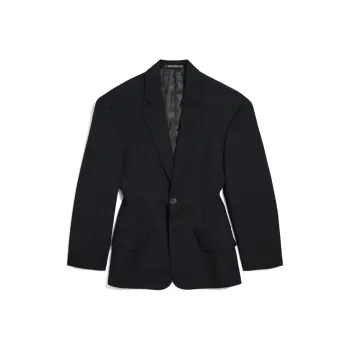 Balenciaga Collared Oversized Jacket