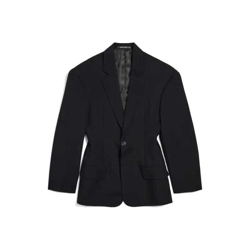 Balenciaga Collared Oversized Jacket-0