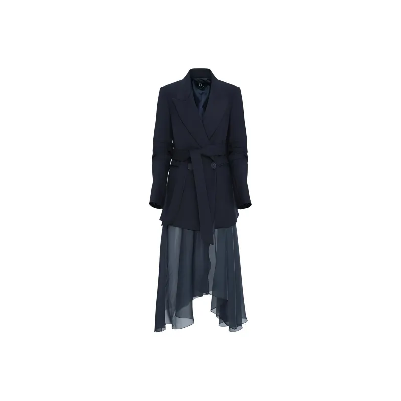IDPAN Business Suit Women's Navy Blue-0