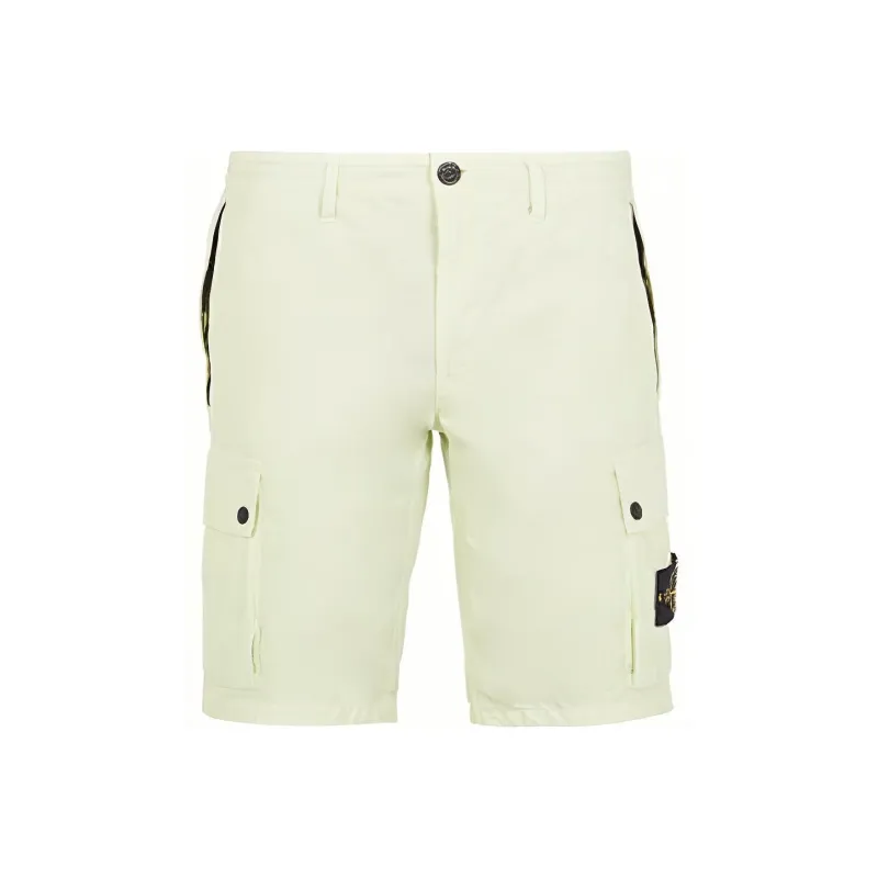 STONE ISLAND Casual Shorts Men Light Green-0