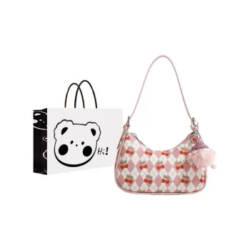 NX DOUGHNUT PU Shoulder Bag Women's Pink