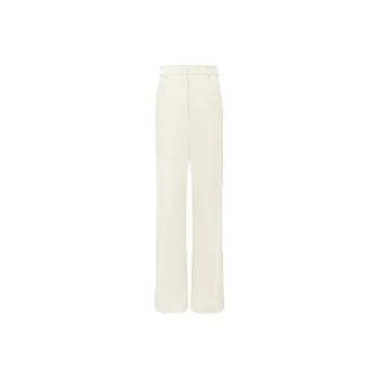 MEIYANG Casual Pants Women's Milk White