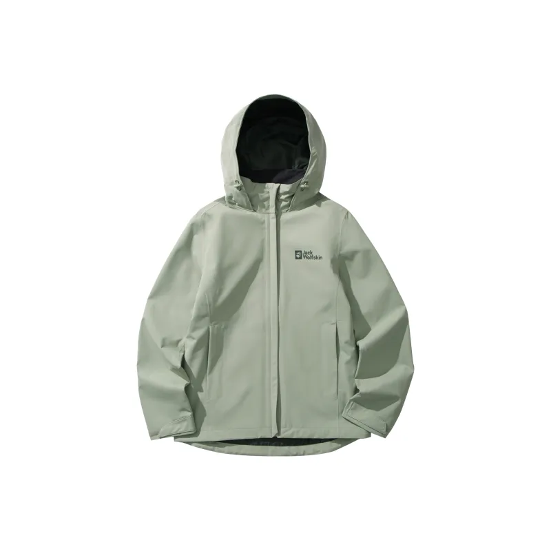 Jack Wolfskin Outdoor Hiking Waterproof And Windproof Windbreaker Jacket Women's-0