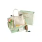 "New Chinese Style-Elegant White Handbag"+Massage Comb+Bouquet