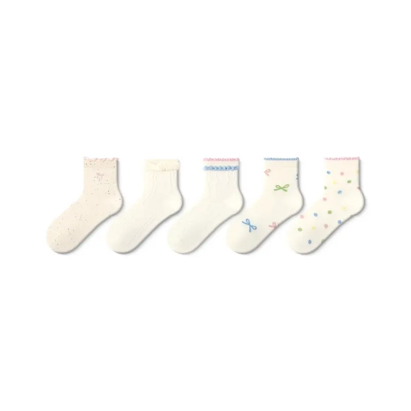 JKN Mid Calf Socks Women's 5 Pack-22