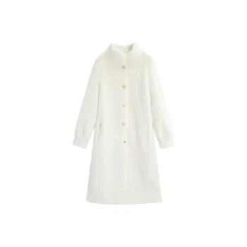Love To Serve Velvet feel Coat Women's Apricot