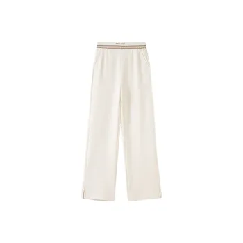 SHUIYUNJIAN Casual Pants Women's Ivory White