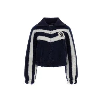 GUESS Velvet feel Coat Women's Dark Blue