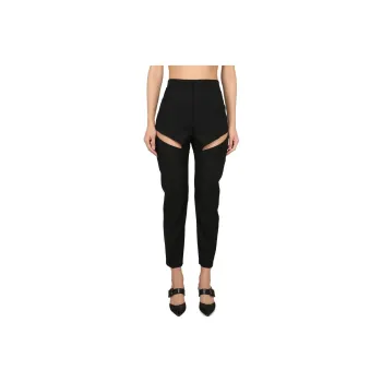 Alexander McQueen Cut Out Hight Waisted Pants