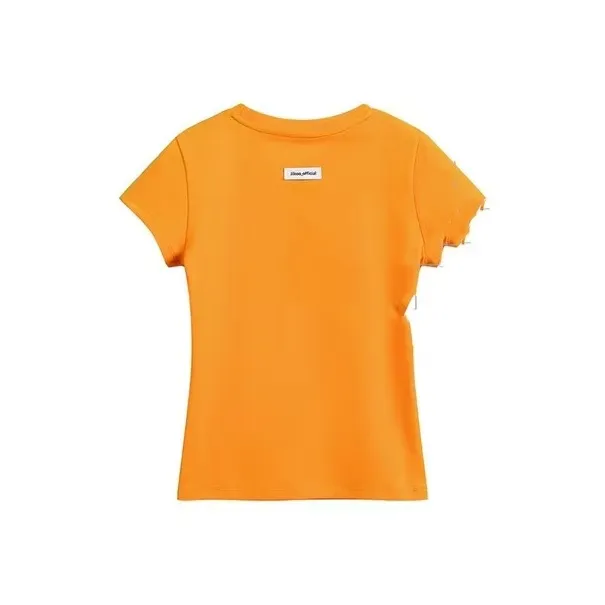 ABCMININ T Shirts Women's Orange-1