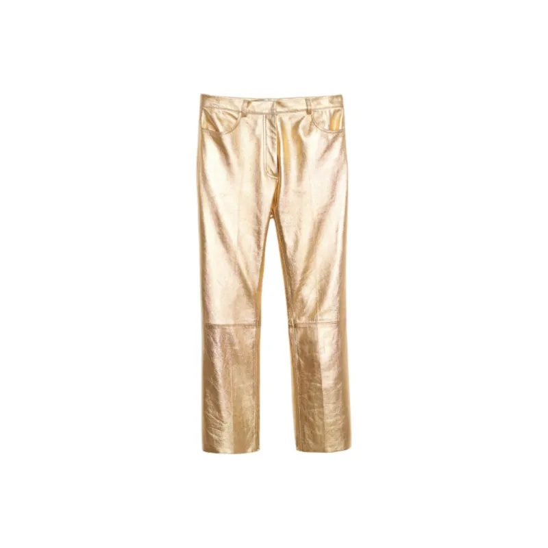 Sandro Casual Pants Women's Gold-0