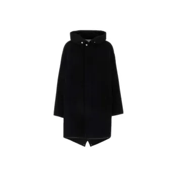JIL SANDER High Low Hem Hooded Parka