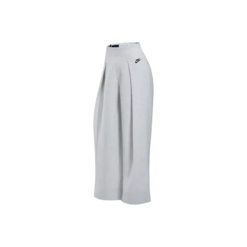 Nike Sportswear grey Fleece Casual Pants Women's Light Gray