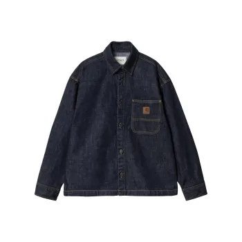 Carhartt WIP W' Lovilia Shirt Jac Denim Jacket Women's Blue