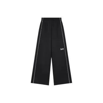 WE11DONE Elastic Cuff Casual Pants Women's Black